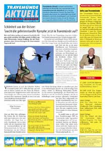 Der Newsletter von »Travemünde Aktuell« brachte als erstes Medium die Nymphen-Story. 