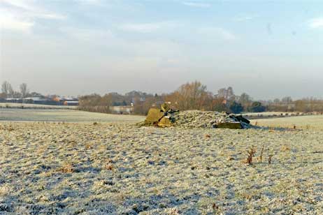 Die Ehemalige Geschützstellung am Brodtener Ufer. Foto: KARL ERHARD VÖGELE 
