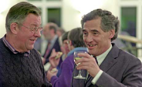Lübecks Bürgermeister Bernd Saxe (rechts). Foto: KARL ERHARD VÖGELE