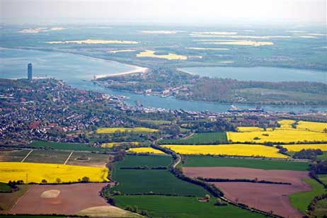 Travemünde Aktuell: Rapsblüte von oben