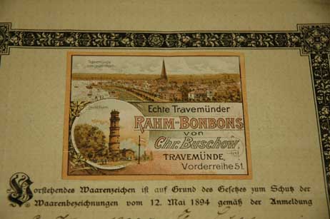 Auszug aus dem 100 Jahre alten Original-Patent, das heute im Fundus des Seebadmuseums liegt. Foto: HELGE NORMANN
