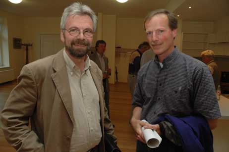 Verkehrsplaner Helmut Schünemann (links) und Peter Liesen von der Wirtschaftsgemeinschaft. Foto: HELGE NORMANN 
