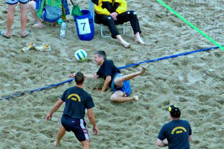 Travemünde Aktuell: Beachvolleyball der Berufsfeuerwehren: