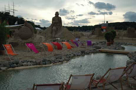 Die »Sand World« lädt wieder zum »Chill out«. Foto: ARCHIV TRAVEMUENDE AKTUELL