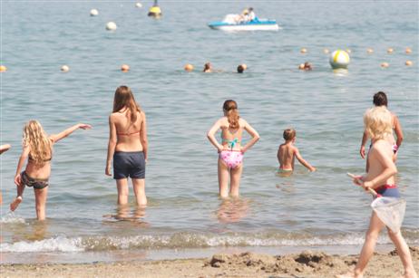 Hm – zaghafte Annäherung an die Ostsee – Lufttemperatur war ok, aber das Wasser?