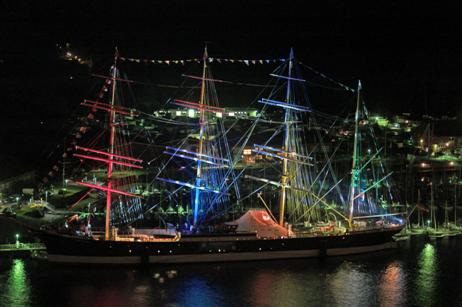 Travemünde Aktuell: Illuminierung der Passat