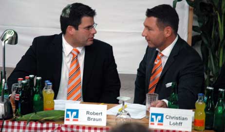 Robert Braun und Christian Lohff. Foto: HELGE NORMANN 