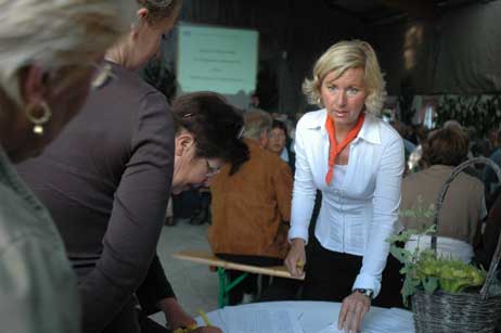 Hatte wie immer alles im Griff: Corinna Menzel. Foto: HELGE NORMANN 