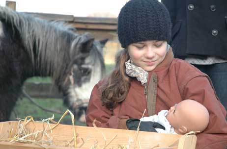 »Maria muss glücklich aussehen, die hat gerade ein Kind gekriegt!«, Regieanweisung aus dem Off. Foto: RD 