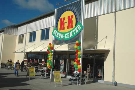 Das K+K Schuh-Center überzeugte mit guten Angeboten und Marken. Foto: JK