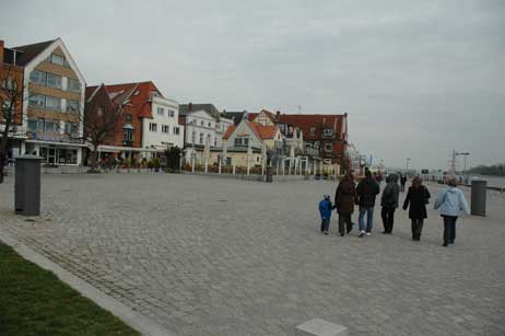 Der Wochenmarkt-Platz wenn kein Markt ist. Foto: TA 