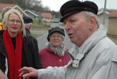 Gebriele Hiller-Ohm und Herr Surbier vom Priwall. Foto: TA 