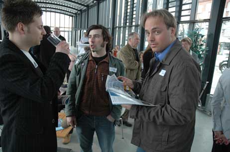 Dennis Gehl, Mirko Mathejczyk und Kai Lüdicke. Foto: TA 