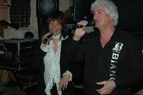 Das »Duo Bianco« live im »Don Quichotte«. Foto: TA