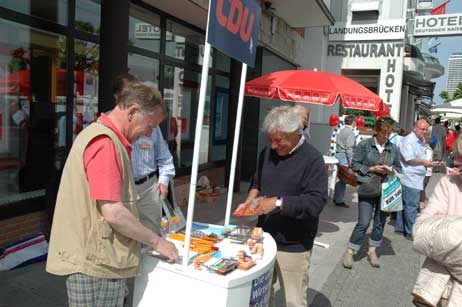 Jetzt baut auch die CDU auf. Foto: TA