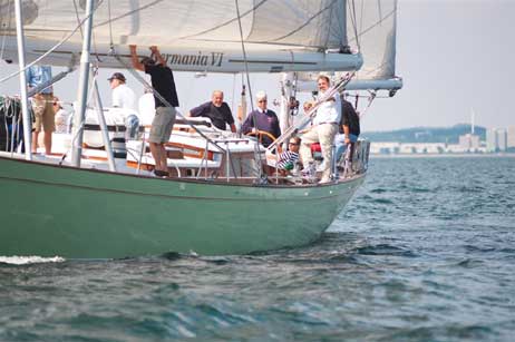 Hochseeyachten auf der Travemünder Woche. Fotos: KARL ERHARD VÖGELE 