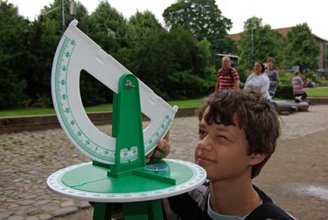 Mathematik im praktischen Einsatz erleben. Foto: CARMEN FRISCH 