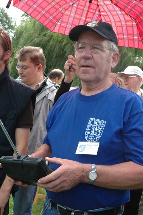 Helmut Maaß ist 1. Vorsitzender der Modellbaugemeinschaft Bad Schwartau. Foto: TA