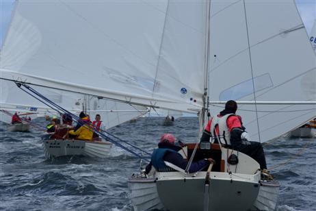 Travemünde Aktuell: Nur Folkeboote trotzten starken Böen