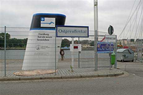 Travemünde Aktuell: Der Ostpreußenkai hat einen Schornstein bekommen…