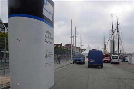 Travemünde Aktuell: Der Ostpreußenkai hat einen Schornstein bekommen…