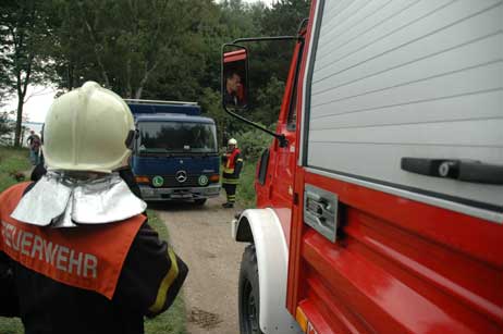Travemünde Aktuell: Feuerwehr hilft Filmproduktion