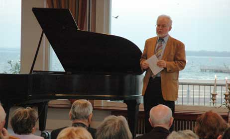 Der 1. Vorsitzende Berndt Klockow hat die »Travemünder Kammermusikfreunde« vor 5 Jahren ins Leben gerufen. Foto: ARCHIV TA 