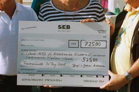 Travemünde Aktuell: Shantychor ersingt 1050 Euro für guten Zweck