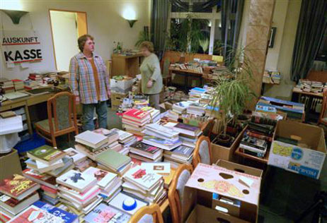 So wird die Bücherstube am 1. März nicht mehr aussehen. Foto: ARCHIV TA/KEV 