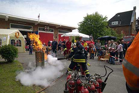 Löschangriff mit CO2
