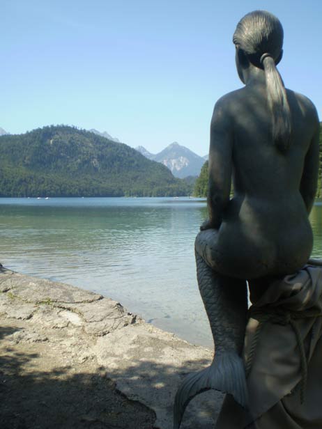 Nun ist sie eine Berg-Nymphe, die Ostsee-Nymphe. Foto: PT