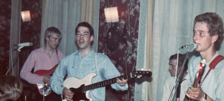 Die Sluggards 1965 im Gesellschaftshaus.