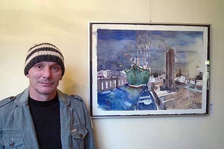 Andreas Mattern aus Berlin zählt zu den besten Aquarell-Malern Deutschlands. Foto: KARL ERHARD VÖGELE