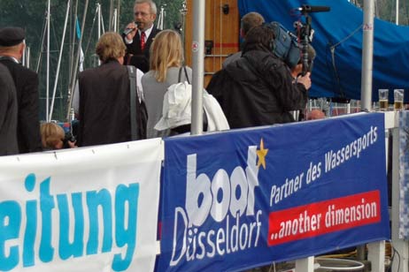 Die Messe boot ist seit vielen Jahren Sponsor der Travemünder Woche. Foto: ARCHIV TA 
