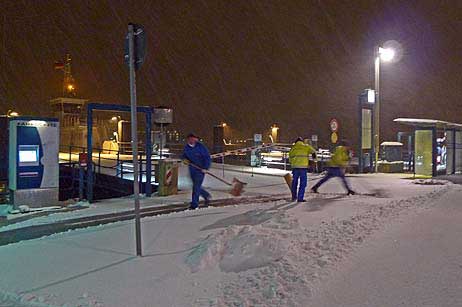 Travemünde Aktuell: Hochwasser, Schnee und Sturm aus NO