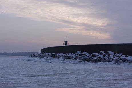 Travemünde Aktuell: Eis auf der Ostsee