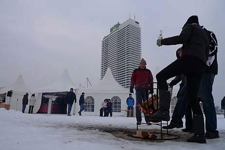 Die »Ice & Beach Party« wird am Sonntag fortgesetzt. Alle Fotos: KARL ERHARD VÖGELE 