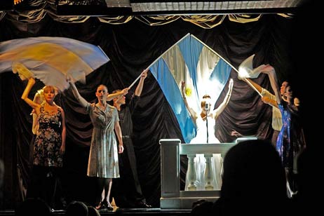 Eine musikalisch-politische Hommage an Evita Peron. Foto: KARL ERHARD VÖGELE