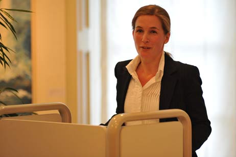 Museums-Direktorin Dr. Julia Hümme begrüßte die Gäste der Ausstellungs-Eröffnung. Foto: TA