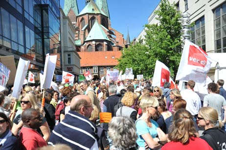 Travemünde Aktuell: Lehrer-Streik in Lübeck