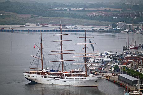 Die Sea Cloud II besuchte Travemünde. Alle Fotos: KARL ERHARD VÖGELE