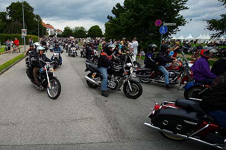 Harley-Weekend in Travemünde. Foto: KARL ERHARD VÖGELE 