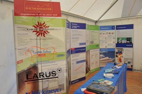 Stand der Raumgestalter. Foto: TA 