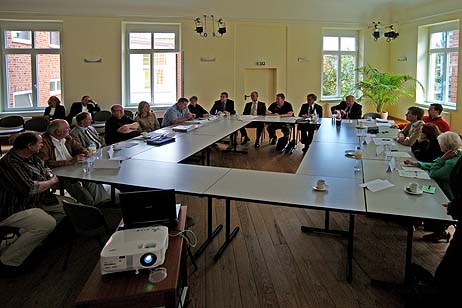 Senatssitzung mit dem Ortsrat im Gesellschaftshaus. Foto: KEV 