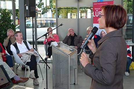 LTM-Geschäftsführerin Andrea Gastager entführte in die Welt der Marktforschung. Foto: KARL ERHARD VÖGELE 