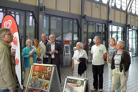 Führung durch den historischen Strandbahnhof. Alle Fotos: KARL ERHARD VÖGELE 