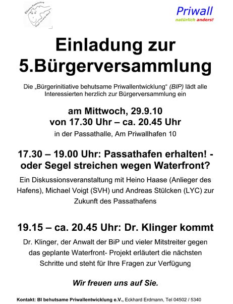 Travemünde Aktuell: Los geht’s! – Bürgerversammlung auf dem Priwall