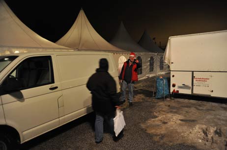 Seit Sonntagabend wird abgebaut. Doch Segelpeter & Co. kehren zurück... Foto: TA