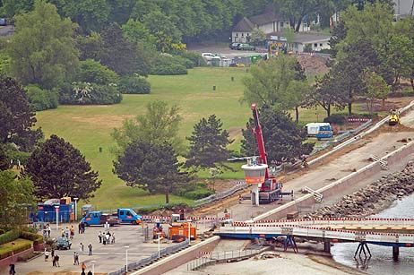 Travemünde Aktuell: DLRG-Turm auf Wanderschaft