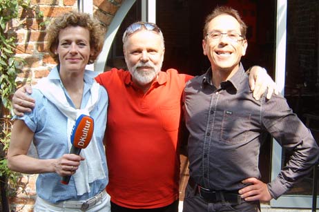Das Team vom Deutschlandradio: Nana Brink, Claus Bredel und Thomas Doktor. Foto: RADIO TRAVEMÜNDE